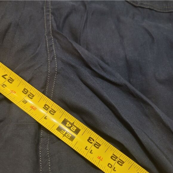 Anthropologie The Colette Cropped Wide-Leg Pants Sz Plus 24W Navy Blue New NWT - Picture 6 of 10